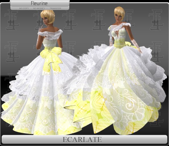 Ecarlate - Dress More Yellow / Robe Ample Jaune - Fleurine