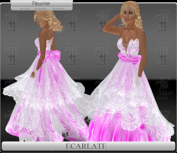 Ecarlate - Dress Fuchsia Pink / Robe Rose Fuchsia - Fleurine Droite