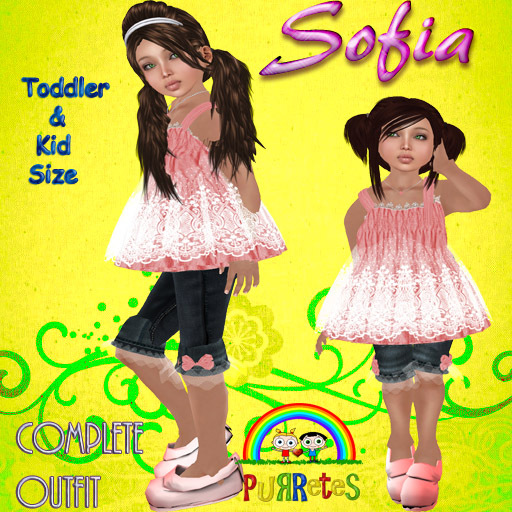 *-*Purretes*-* Sofia *Rosa* big kid