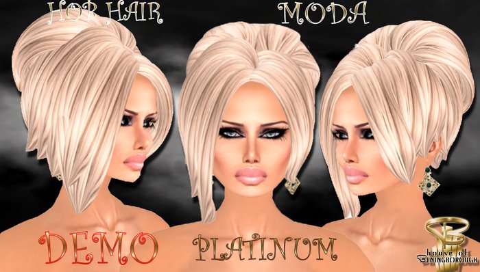 HOUSE OF BENINGBOROUGH HAIR - MODA - PLATINUM - DEMO