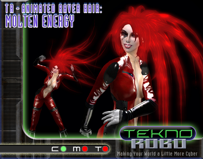 *TR - RAVER HAIR - Molten Energy