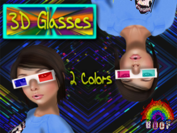 *Boof. 3D Glasses