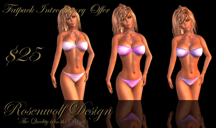 NEW Rosenwolf Design Gathered/High Cut Fatpack