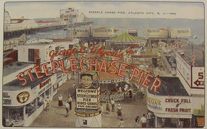 1940 Beach Boardwalk [Texture]