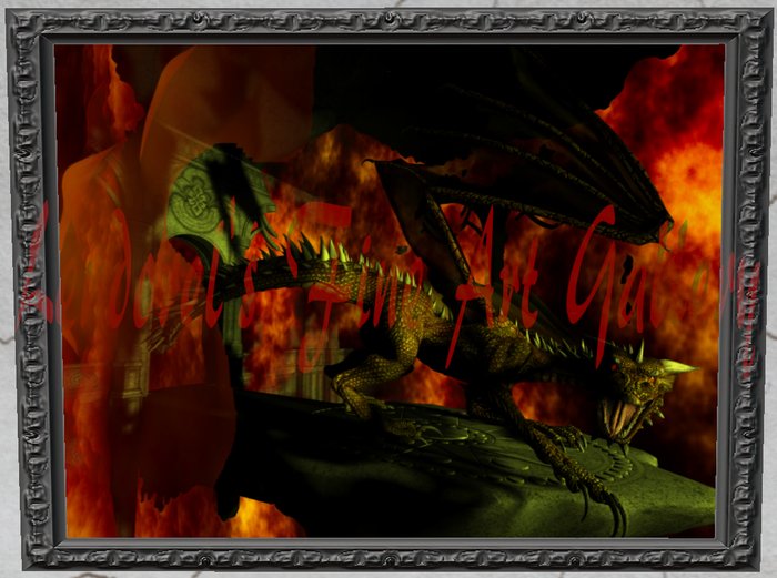 Second Life Marketplace - Drake's Chasm Framed Artwork