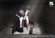 Full Perm Knight Kneeling Pose