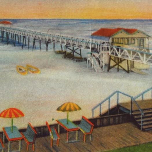 Vintage Beach Picture [Texture]
