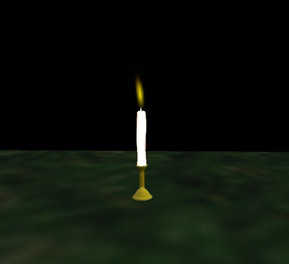 Tall Table Candle - Touch On/Off