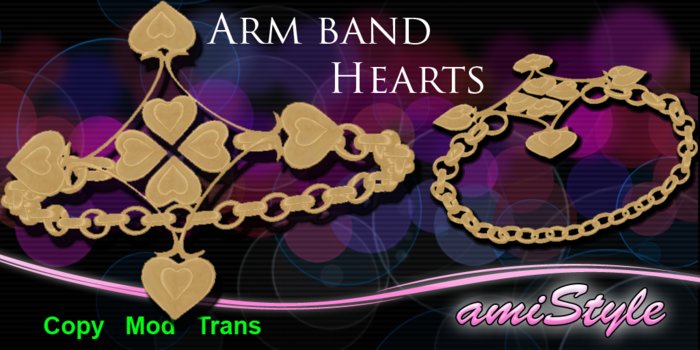 ASD Full Perm Arm Band Hearts