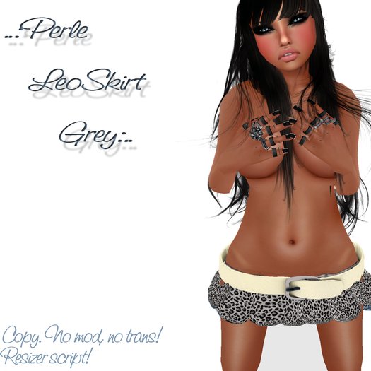 ..:Perle:.. Leoskirt Grey