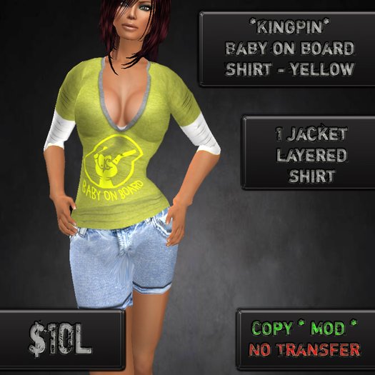 *KingPin* BOB Shirt Yellow