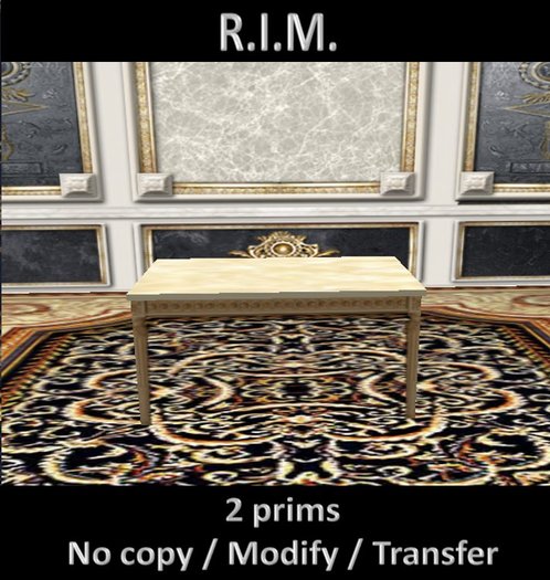 Baroque table / mesa barroca