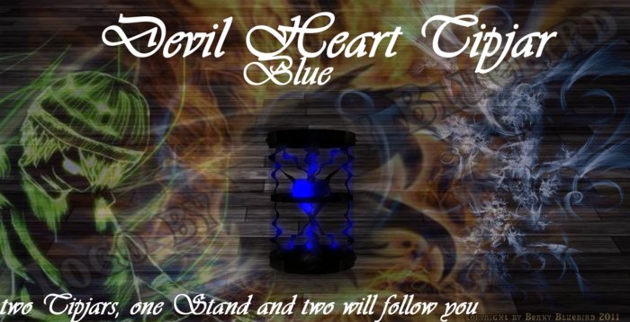 Tipjar DevilHeart Blue