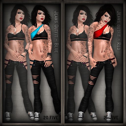 20.FIVE Jeans Outfit - Blue