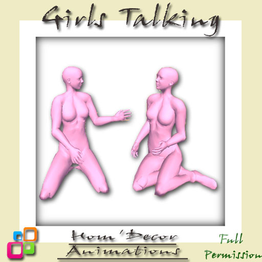 Girls Talking  Full perm Animation