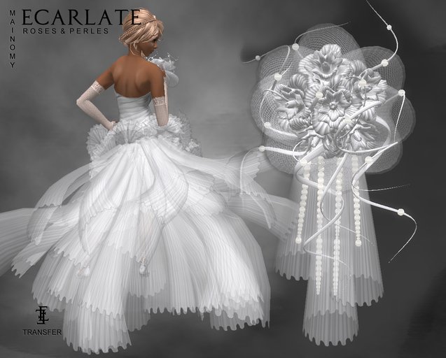 Ecarlate - Bridal bouquet / Bouquet de mariee - Mainomy