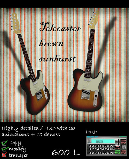 * Telecaster Brown Sunburst *