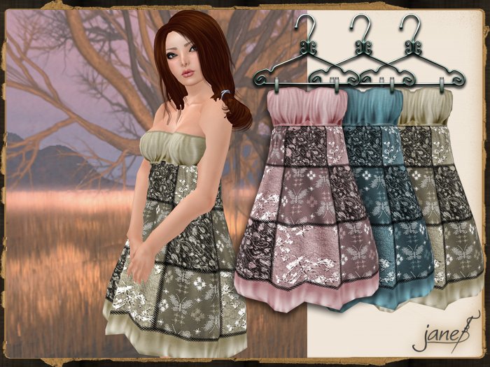 JANE - patchwork dress.greedy