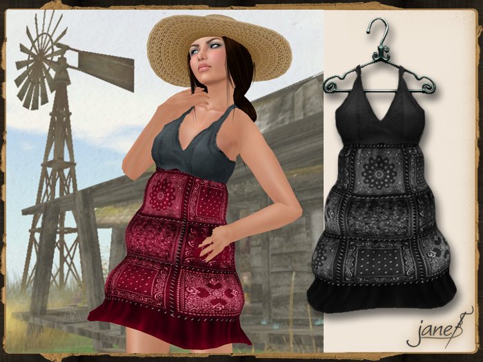 JANE - recycled dress.raven