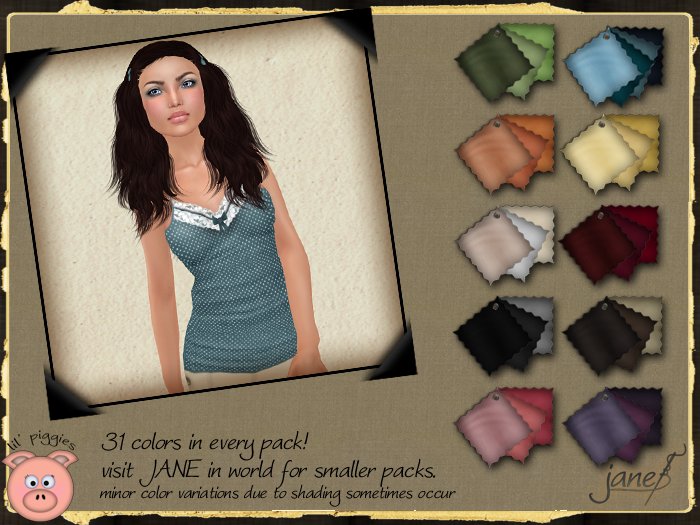 JANE - peg lace trim tank.31 pack