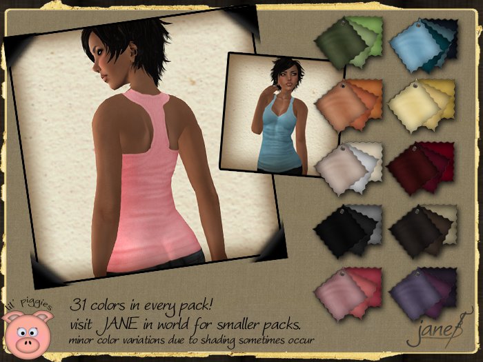 JANE - playtime racerback.31 pack