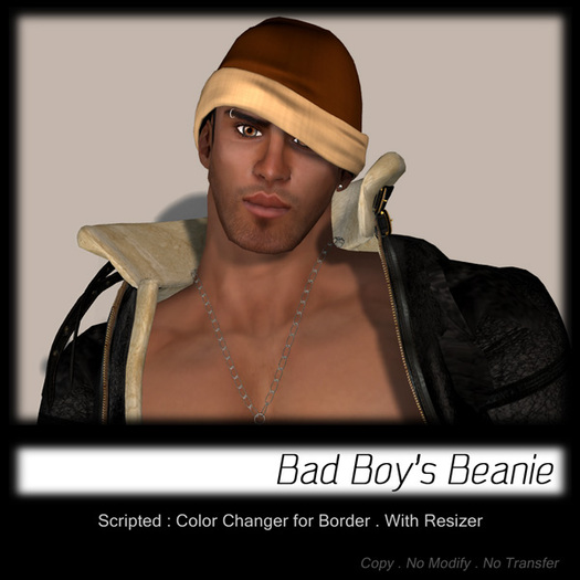 - MPP - Bad Boy's Beanie - DarkBrown