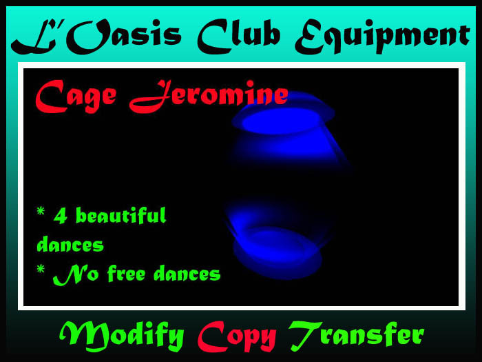 cage jeromine blue no copy