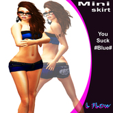 ::L-FLOW:: Mini Skirt Maica *blue*