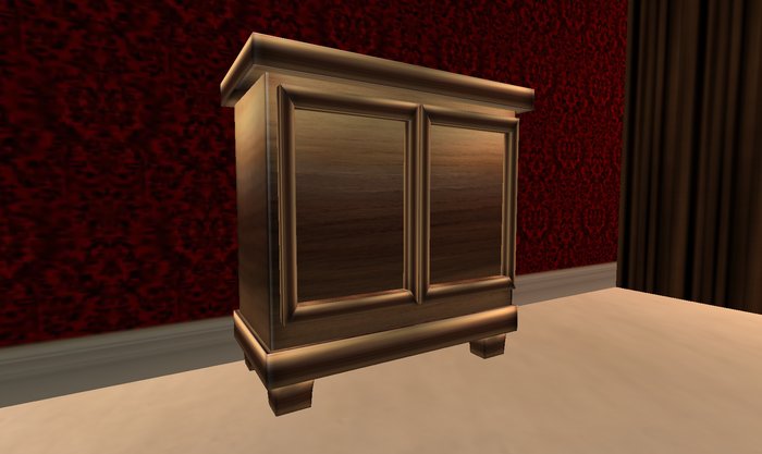 Bench Kabinet  1  Prim  Sculpted
