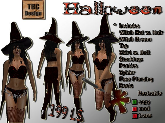 .:TBC Design:. Halloween Witch