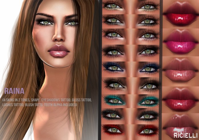 R.icielli - RAINA Skin + Makeups + Shape