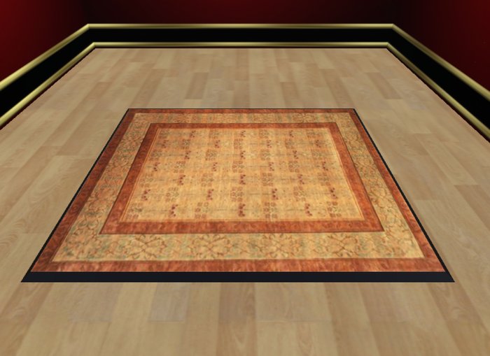 Asian Needlepoint Rug