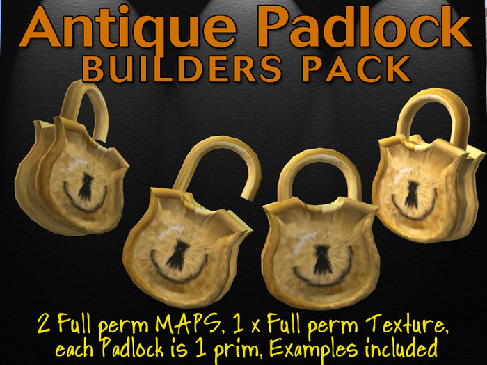 Antique Padlock Builders Pack