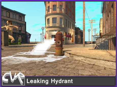 Second Life Marketplace - leaking hydrant V3M