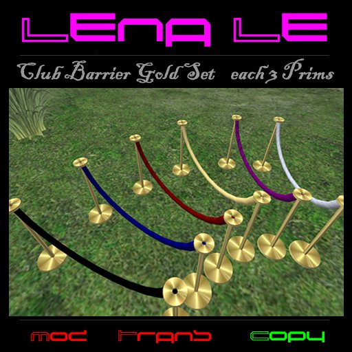 Club Barrier Gold Set