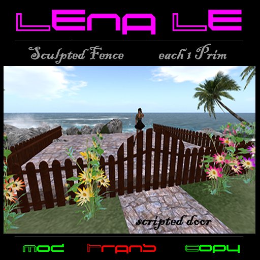 Sculpted Fence