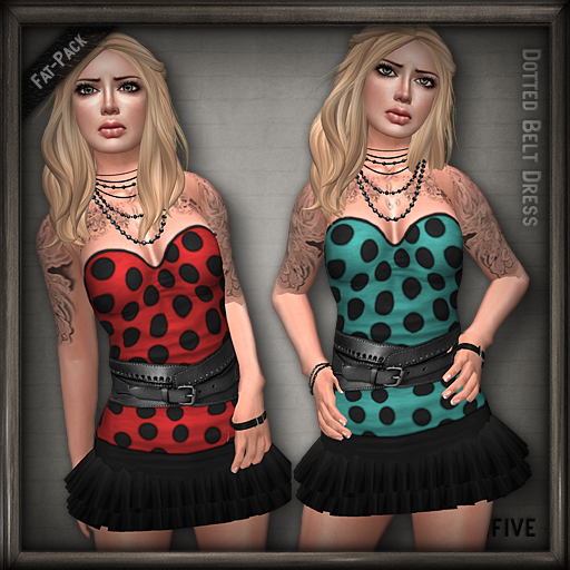 20.FIVE DottBeltDress