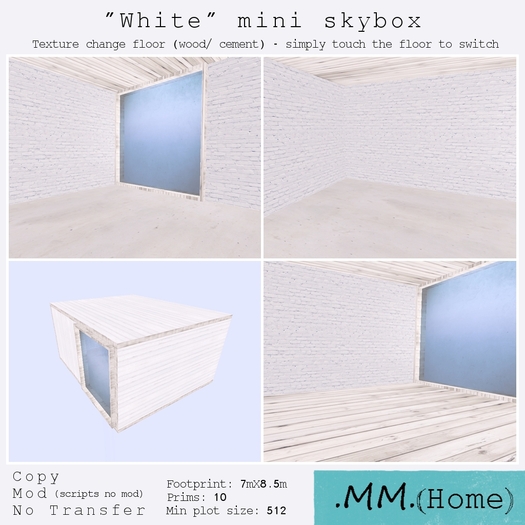 .MM.(Home) - The "White" mini Skybox