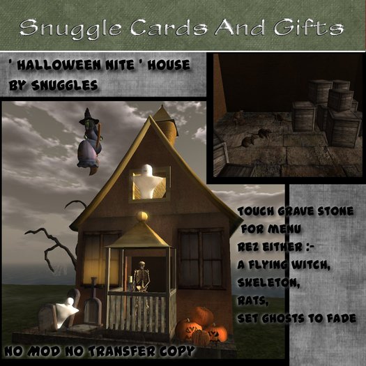 ' Halloween Nite 'house By Snuggles