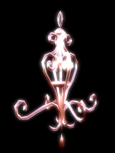 Chandelier Magic Red 1 Prim by Rita Munro