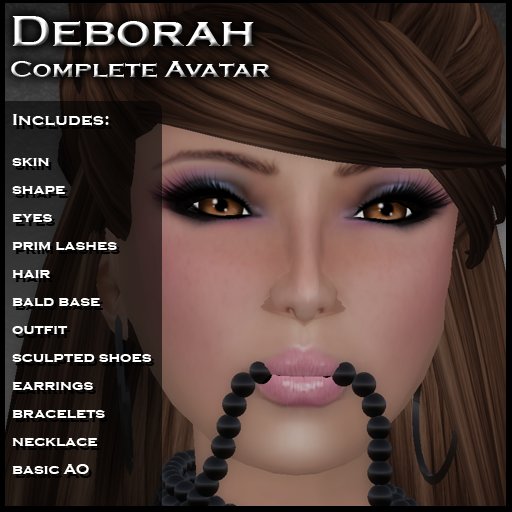 Deborah Complete Avatar Package - Skin, Shape, Hair & more