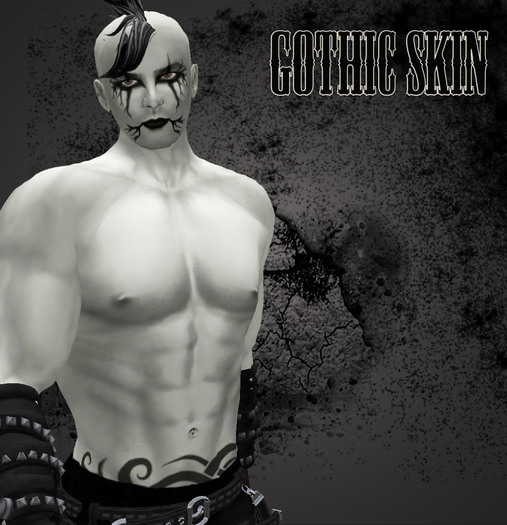 White gothic skin M