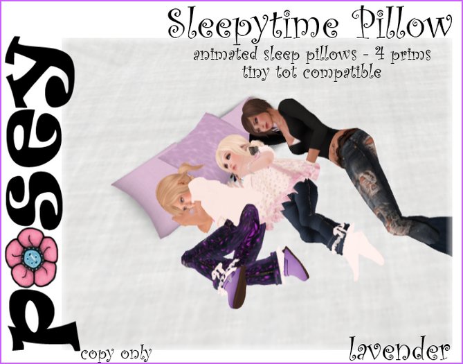 ~Posey~ Sleepytime Pillow Lavender