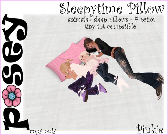 ~Posey~ Sleepytime Pillow Pinkie