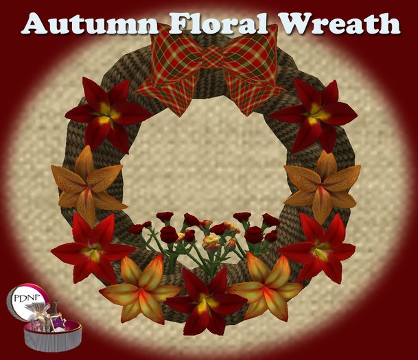 PDN: AUTUMN FLORAL WREATH