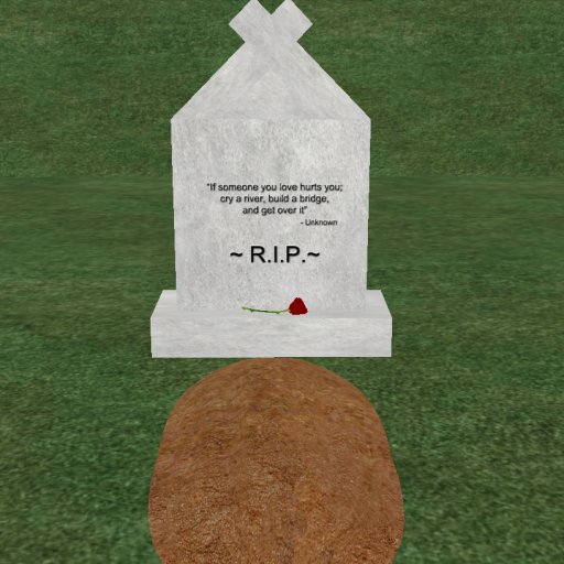 Verse 11, Enticing Designs 5 Prim Large Fancy Square Style Cement Tombstone Marker with Inscription, Grave, and Rose
