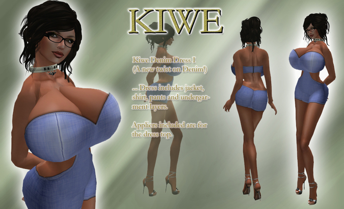 Kiwe Denim Dress I for Prim B's