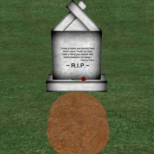 Verse 10, Enticing Designs 5 Prim Large Fancy Square Style Marble Tombstone Marker with Inscription, Grave, and Rose