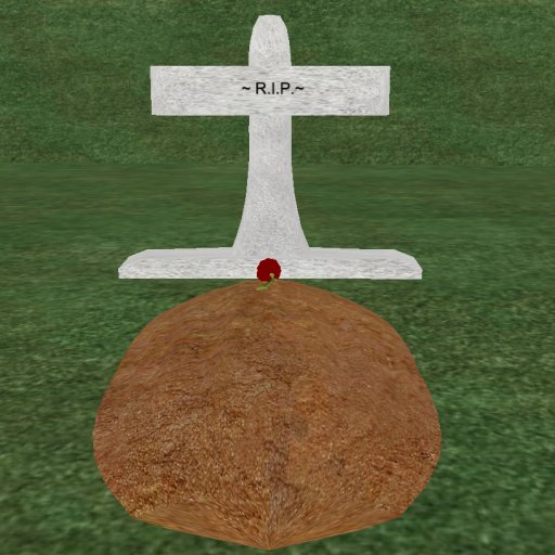 Verse 1, Enticing Designs 5 Prim Rounded Top Cross Style Cement Tombstone Marker with Inscription, Grave, and Rose