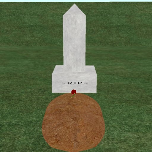 Verse 1, Enticing Designs 5 Prim Monument Style Cement Tombstone Marker with Inscription, Grave, and Rose